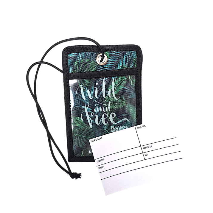 MARBETE IDENTIFICADOR - WILD AND FREE